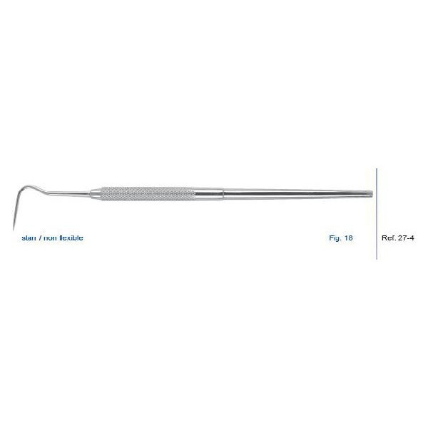 Зонд жесткий, форма 18, HLW Dental Instruments (Германия)